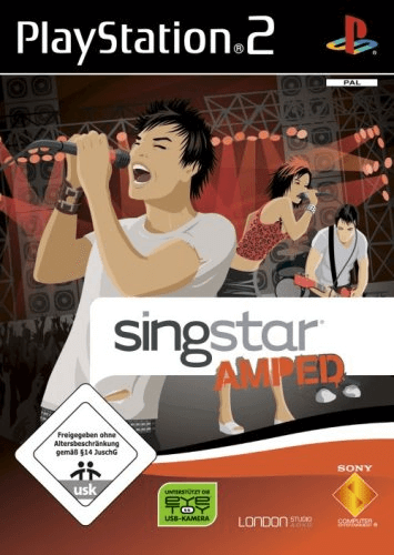 SingStar Amped - PS2 - Sony PlayStation 2