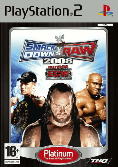 WWE SmackDown vs. Raw 2008 - PS2 - Sony PlayStation 2