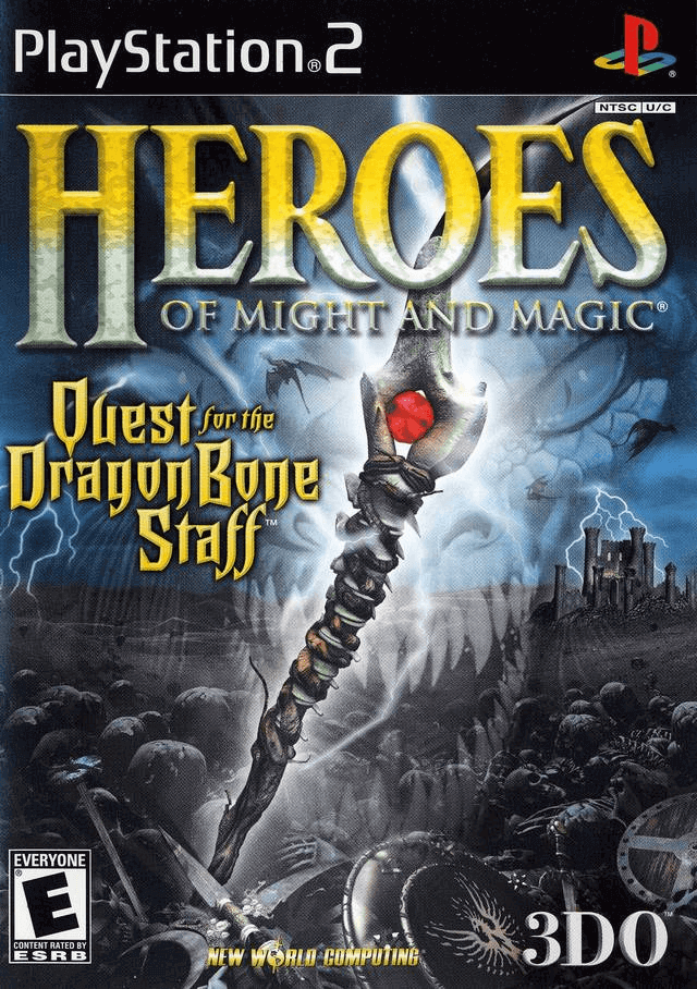 Heroes of Might and Magic: Quest for the Dragon Bone Staff - PS2 - Sony PlayStation 2