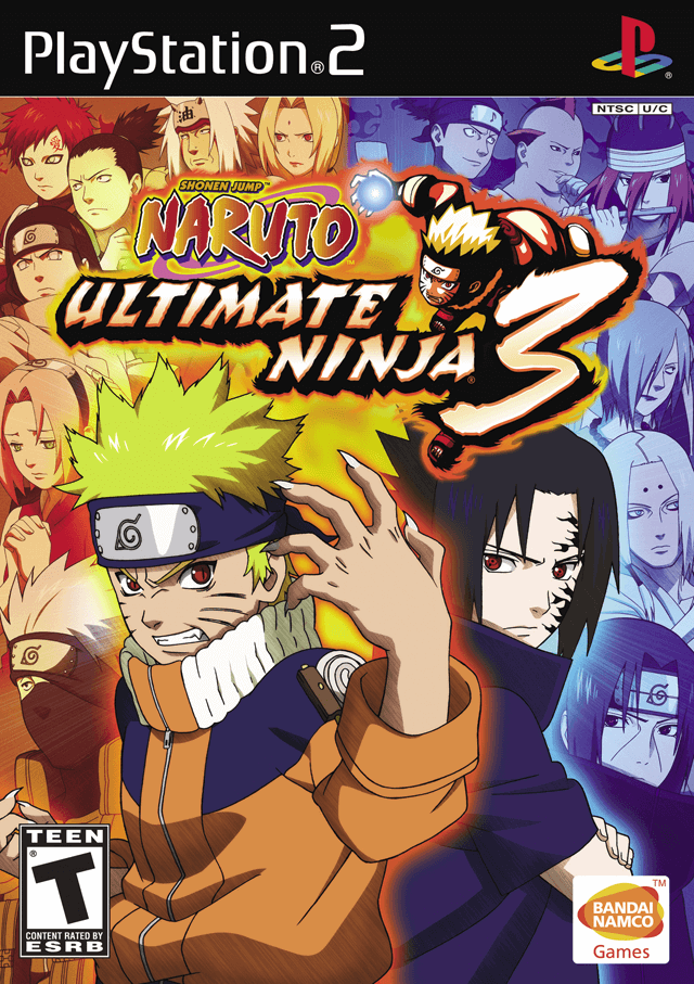 Naruto: Ultimate Ninja 3 - PS2 - Sony PlayStation 2