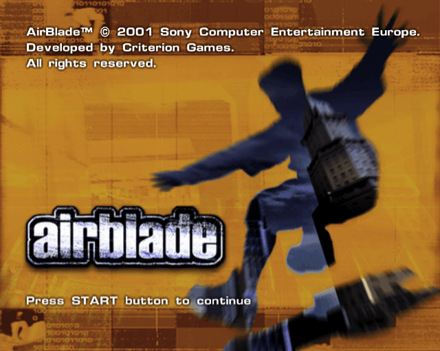 AirBlade - PS2 - Sony PlayStation 2 - Titles