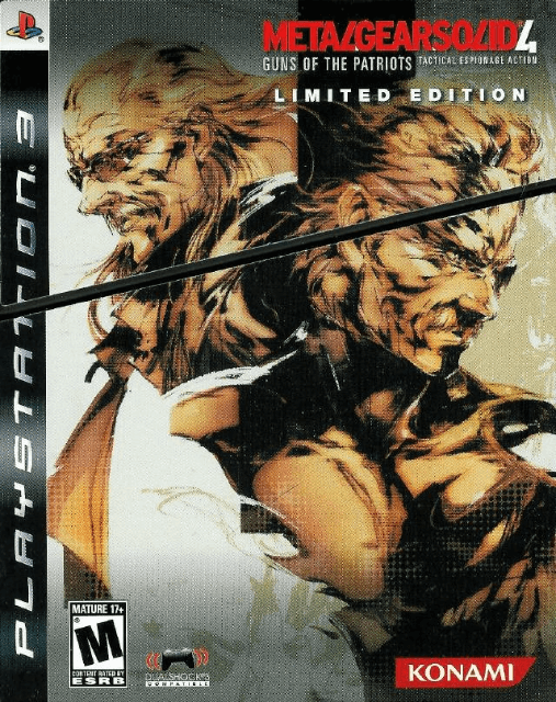 Metal Gear Solid 4: Guns of the Patriots - PS3 - Sony PlayStation 3 - Packshots