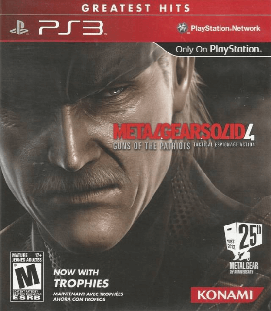 Metal Gear Solid 4: Guns of the Patriots - PS3 - Sony PlayStation 3 - Packshots