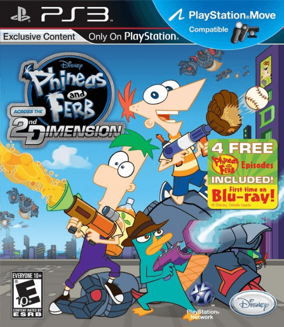 Phineas and Ferb: Across the 2nd Dimension - PS3 - Sony PlayStation 3