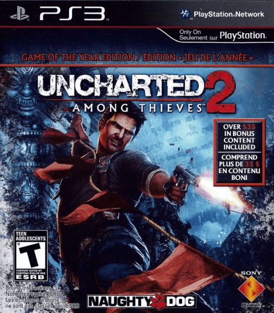 Uncharted 2: Among Thieves - PS3 - Sony PlayStation 3 - Packshots