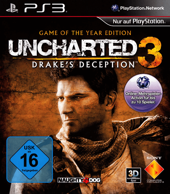 Uncharted 3: Drake's Deception - PS3 - Sony PlayStation 3