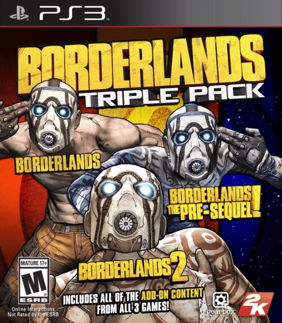 Borderlands Triple Pack - PS3 - Sony PlayStation 3 - Packshots