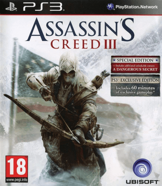 Assassin's Creed III - PS3 - Sony PlayStation 3 - Packshots