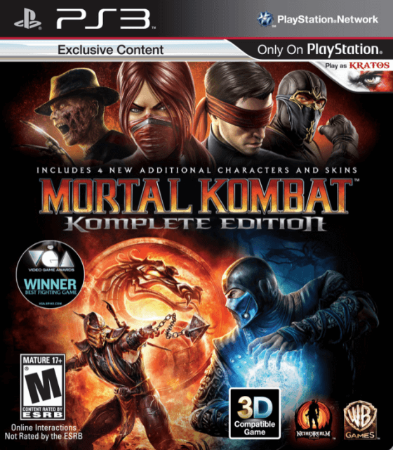Mortal Kombat - PS3 - Sony PlayStation 3 - Packshots