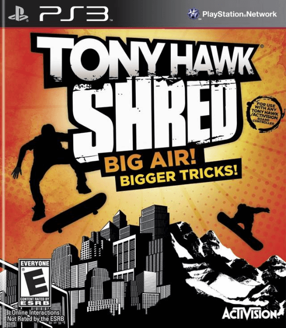 Tony Hawk: Shred - PS3 - Sony PlayStation 3 - Packshots