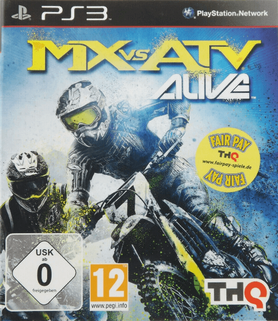 MX vs. ATV Alive - PS3 - Sony PlayStation 3