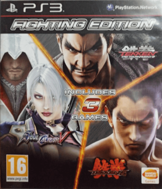 Fighting Edition: Tekken 6 / Tekken Tag Tournament 2 / SoulCalibur V - PS3 - Sony PlayStation 3