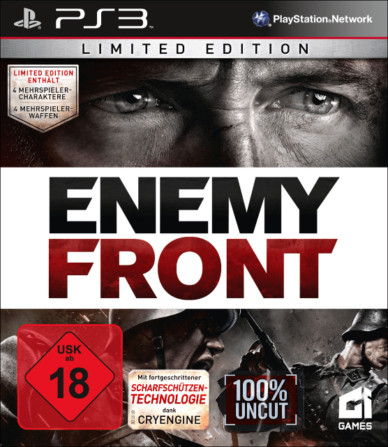 Enemy Front - PS3 - Sony PlayStation 3