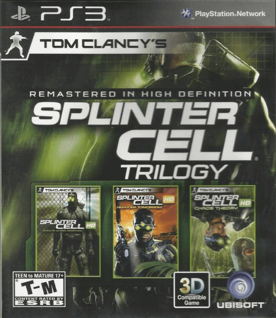 Tom Clancy's Splinter Cell Classic Trilogy HD - PS3 - Sony PlayStation 3
