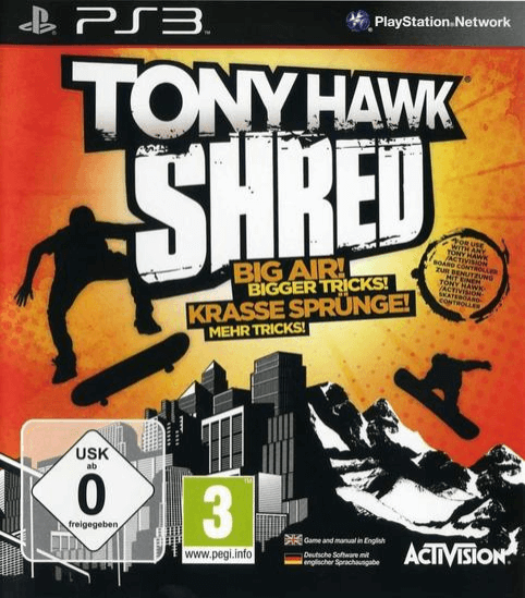Tony Hawk: Shred - PS3 - Sony PlayStation 3