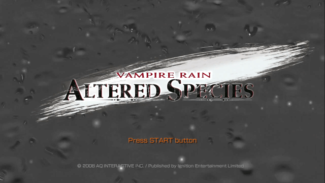 Vampire Rain: Altered Species - PS3 - Sony PlayStation 3 - Titles