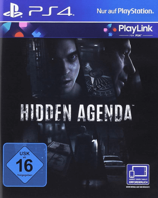 Hidden Agenda - PS4 - Sony PlayStation 4 - Packshots