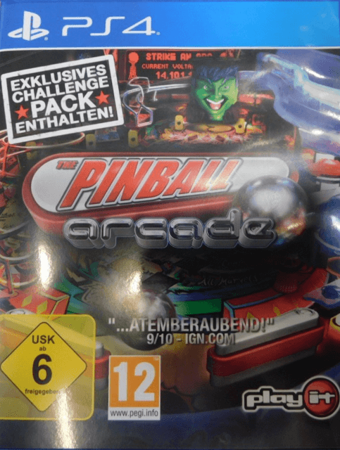 The Pinball Arcade - PS4 - Sony PlayStation 4