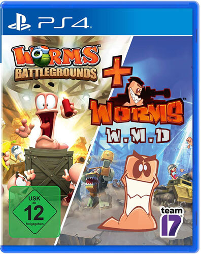 Worms Battlegrounds + Worms W.M.D. - PS4 - Sony PlayStation 4