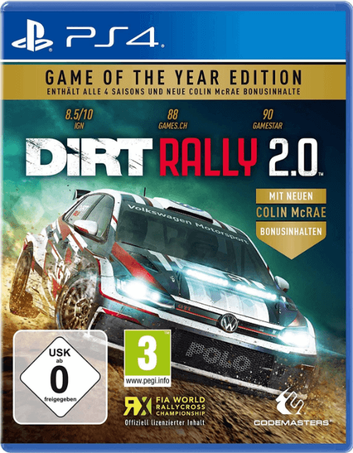 DiRT Rally 2.0 - PS4 - Sony PlayStation 4 - Packshots