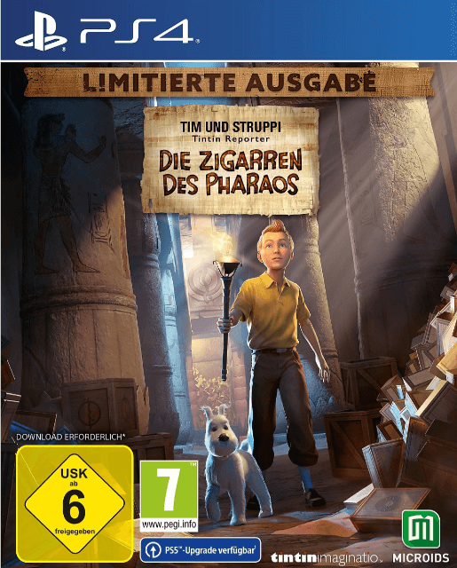Tim und Struppi - Die Zigarren des Pharaos - Limitierte Ausgabe - PS4 - Sony PlayStation 4