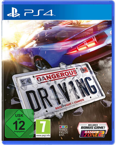 Dangerous Driving - PS4 - Sony PlayStation 4 - Packshots