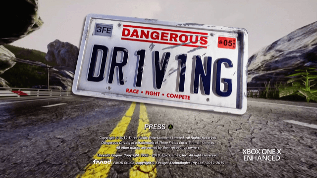 Dangerous Driving - PS4 - Sony PlayStation 4 - Titles
