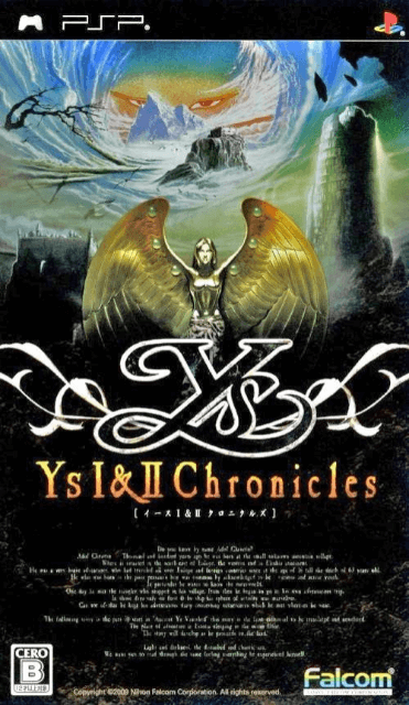 Ys I & II Chronicles - PSP - Sony PlayStation Portable - Packshots