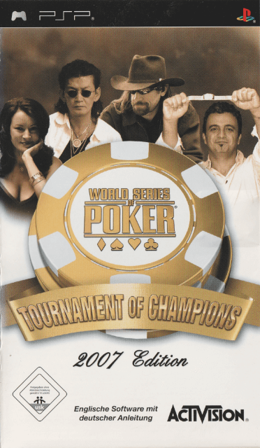 World Series of Poker: Tournament of Champions - PSP - Sony PlayStation Portable