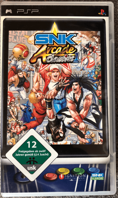 SNK Arcade Classics Vol. 1 - PSP - Sony PlayStation Portable