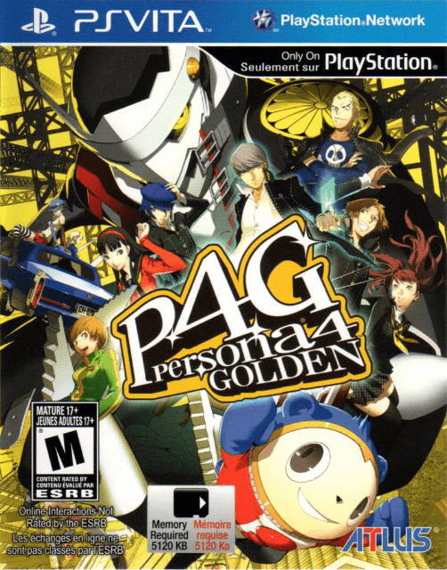 Persona 4 Golden - PSV - Sony PlayStation Vita - Packshots