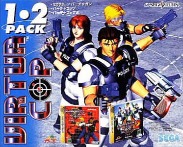 Virtua Cop 1 - 2 Pack - SATURN - Sega Saturn