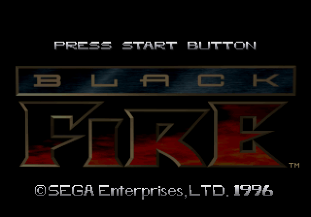 Black Fire - SATURN - Sega Saturn - Titles