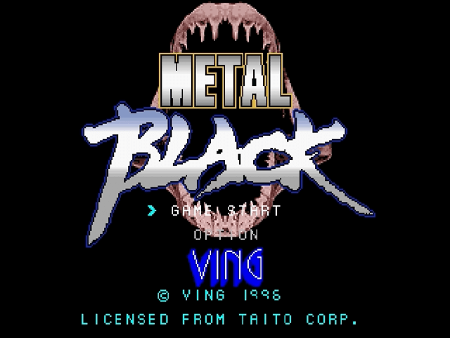 Metal Black - SATURN - Sega Saturn - Titles