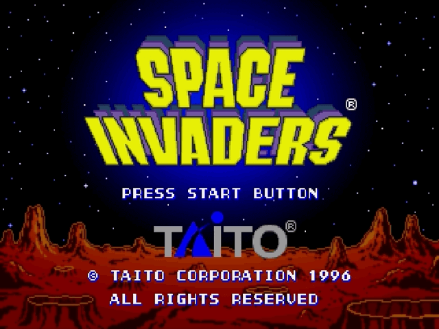 Space Invaders - SATURN - Sega Saturn - Titles