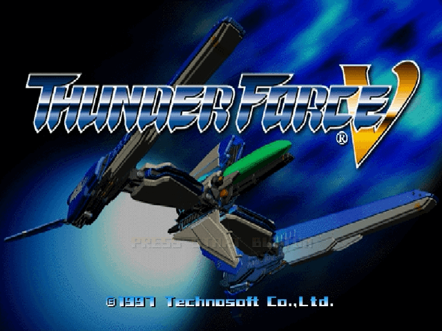 Thunder Force V - SATURN - Sega Saturn - Titles