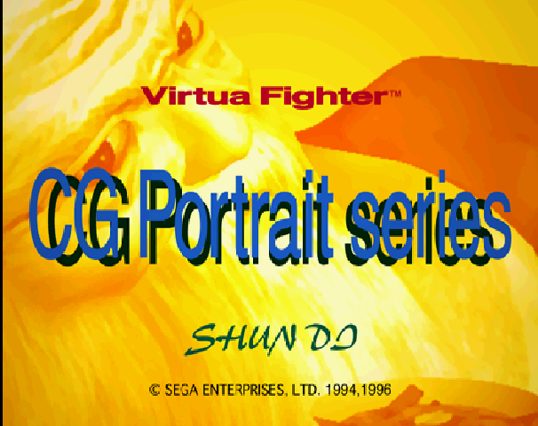 Virtua Fighter CG Portrait Series Vol.7: Shun Di - SATURN - Sega Saturn - Titles