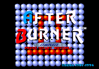 After Burner Complete - SEGA32X - Sega 32X - Titles
