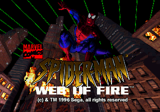 The Amazing Spider-Man: Web of Fire - SEGA32X - Sega 32X - Titles