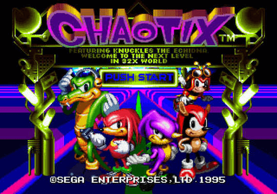 Knuckles' Chaotix - SEGA32X - Sega 32X - Titles