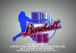 RBI Baseball '95 - SEGA32X - Sega 32X - Titles