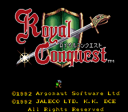 Royal Conquest - SFC - Nintendo Super Famicom - Titles