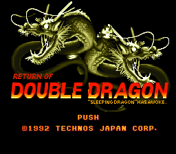 Return of Double Dragon - SFC - Nintendo Super Famicom - Titles