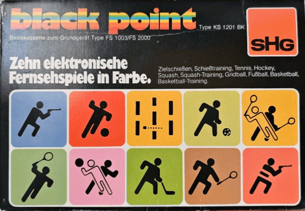 10 elektronische TV Spiele in Farbe - SHGBP - SHG Black Point