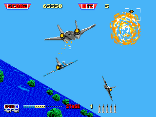 After Burner II - SMD - Sega Mega Drive - Ingames