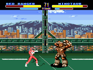 Mighty Morphin Power Rangers - SMD - Sega Mega Drive - Ingames