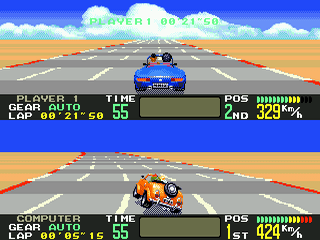 OutRunners - SMD - Sega Mega Drive - Ingames