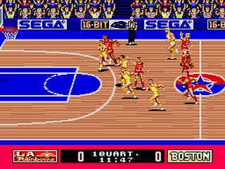 Super Real Basketball - SMD - Sega Mega Drive - Ingames