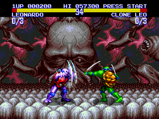 Teenage Mutant Ninja Turtles: Tournament Fighters - SMD - Sega Mega Drive - Ingames