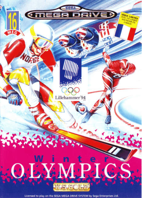 Winter Olympics - SMD - Sega Mega Drive - Packshots